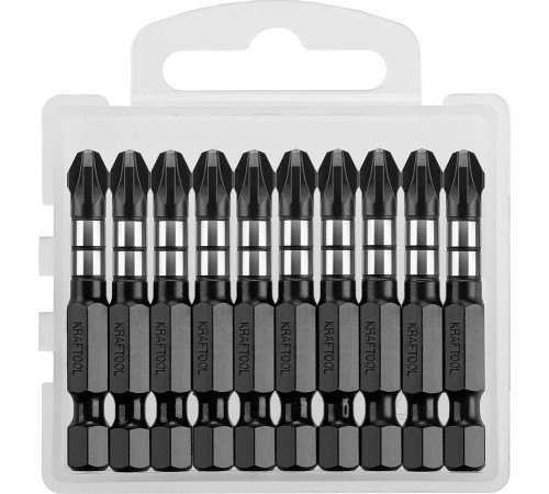 KRAFTOOL Impact PZ3, 50 мм, 10 шт, ударные биты 26193-3-50-S10