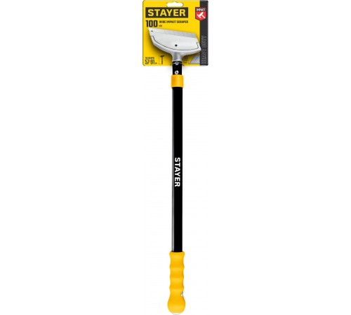 Скребок телескопический STAYER 100мм, ударный 570-910mm 08505_z02
