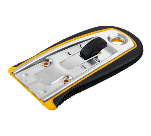 Скребок STAYER с выдвижным лезвием 40мм,5 дополнительных 08537