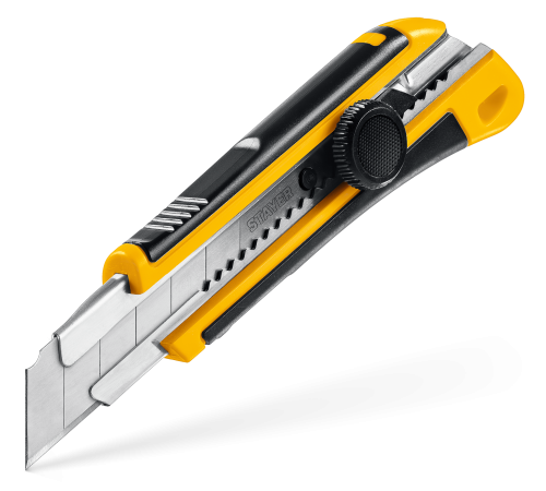 STAYER  HERCULES-25, 25 мм, нож с винтовым фиксатором (09147)