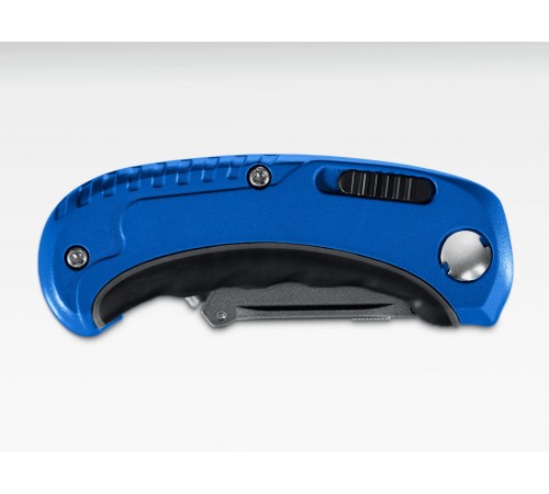 Нож ЗУБР Компакт-А24 складной универсальный с трапециевидным лезвием 09226