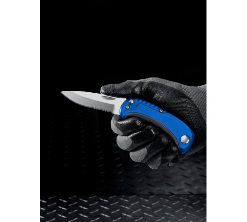 Нож ЗУБР Компакт-2-А24 складной универсальный 2в1 с трапециевидным лезвием 09227