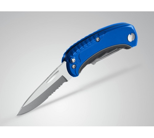 Нож ЗУБР Компакт-2-А24 складной универсальный 2в1 с трапециевидным лезвием 09227