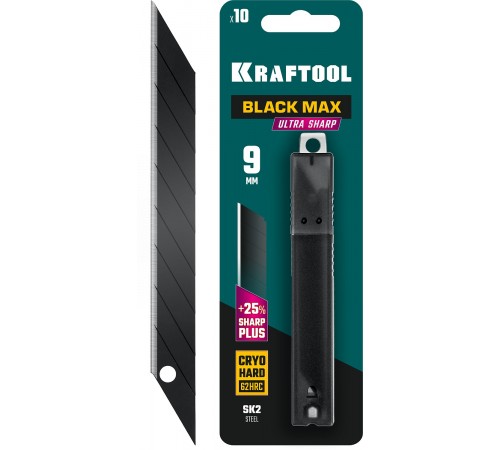 09602-09-S10 Лезвия сегментированные KRAFTOOL BLACK MAX 9 мм