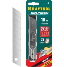 09605-18-S5_z02  Лезвия сегментированные KRAFTOOL SOLINGEN 18 мм 8 сегментов