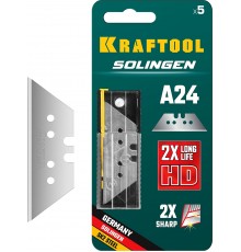 09625-S5_z02  Лезвия трапециевидные KRAFTOOL SOLINGEN А24