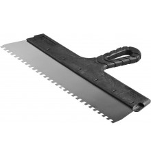 10078-35-06 Шпатель ЗУБР МАСТЕР фасадный, нержавеющее полотно, 350 мм, зуб 6x6 мм