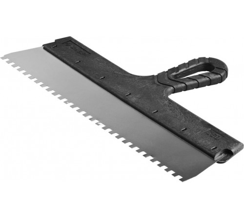 10078-35-06 Шпатель ЗУБР МАСТЕР фасадный, нержавеющее полотно, 350 мм, зуб 6x6 мм