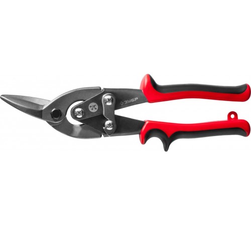 23140-L Ножницы по металлу ЗУБР  250мм двухрычажные левые, У8А