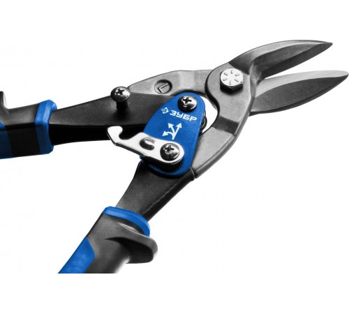 23130-L Ножницы по металлу ЗУБР КАТРАН 250мм левые Cr-Mo