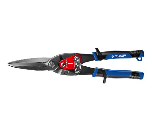 23130-SL Ножницы по металлу ЗУБР КАТРАН 300мм прямые удлиненные Cr-Mo