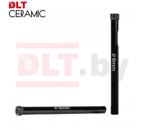 0047 Коронка алмазная для плитки и камня DLT (CERAMIC), 6мм