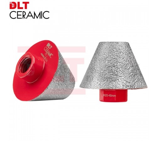 Алмазная конусная фреза DLT CERAMIC CONE PRO 20-48мм 0513