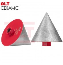 Алмазная конусная фреза DLT CERAMIC CONE PRO 3-75мм 0514