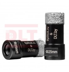 Коронка алмазная для плитки и камня 9plitok&DLT (CERAMIC PRO), 25мм для УШМ 0261