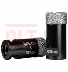 Коронка алмазная для плитки и камня 9plitok&DLT (CERAMIC PRO), 28мм для УШМ 0263