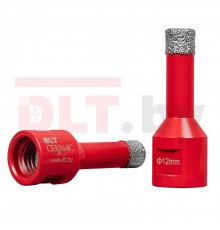 Коронка алмазная для плитки и камня DLT premium (CERAMIC PRO), 12мм для УШМ (0690)