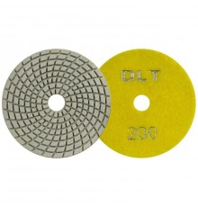 Круг алмазный гибкий шлифовальный DLT #200 №1 100мм 0646