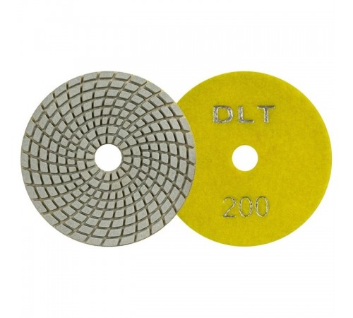 Круг алмазный гибкий шлифовальный DLT #200 №1 100мм 0646