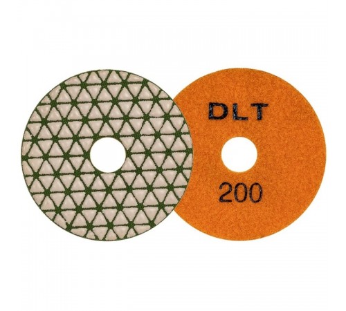 Круг алмазный гибкий шлифовальный DLT #200 №2 100мм 0643