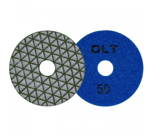 Круг алмазный гибкий шлифовальный DLT #50 №1 100мм 0641