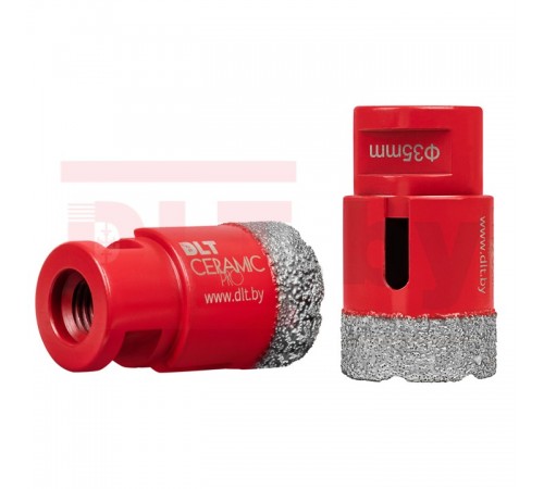 Коронка алмазная для плитки и камня DLT premium (CERAMIC PRO), 35мм для УШМ 0495