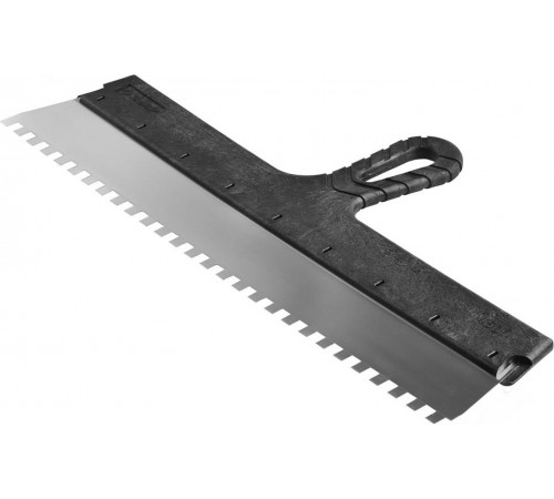 10078-45-08 Шпатель ЗУБР МАСТЕР фасадный, нержавеющее полотно, 450 мм, зуб 8x8 мм