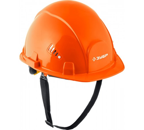 ЗУБР ФОРТ, оранжевая, храповый механизм регулировки, универсальное крепление для наушников и щитков, защитная каска, Профессионал (11094-1_z01)