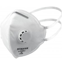 11113-2_z01 Полумаска STAYER FV-95 фильтрующая FFP2 с клапаном выдоха плоская