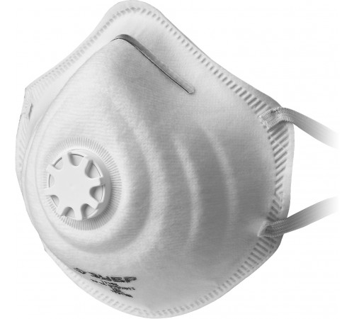 11163-2_z01 Полумаска фильтрующая коническая ЗУБР ФК-95 класс защиты FFP2