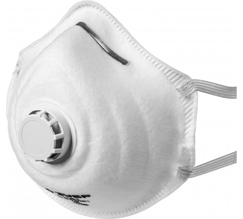 11163-3 Коническая маска ЗУБР ФК-99 фильтрующая FFP3 с клапаном выдоха