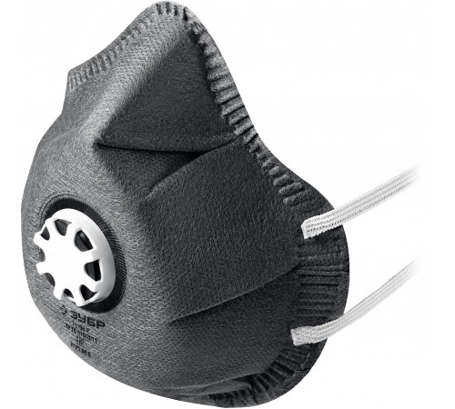 Коническая полумаска фильтрующая ЗУБР ФГ-95 класс защиты FFP2 11168-2