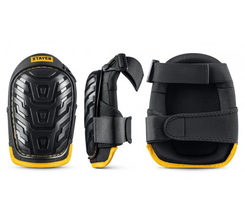 11198 Наколенники STAYER PROFI с гелевым наполнителем и пластиковой накладкой