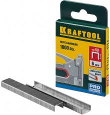 31670-18 Скобы для степлера KRAFTOOL EXPERT закаленные, тип 53, 18 мм, красные (1000 шт)
