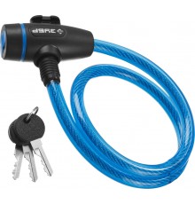 37261-65_z01 Замок ЗУБР ПРОФЕССИОНАЛ тросовый, длина троса 650 мм, d=10мм, 3 ключа в комплекте