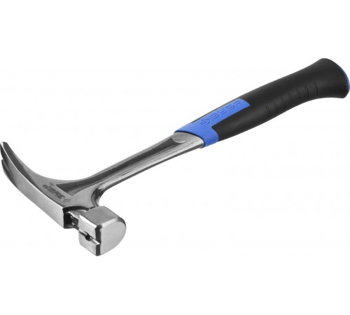 20258-580 Молоток-гвоздодер ЗУБР ТИТАН цельнокованный столярный 580 г