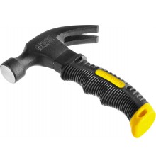 2026-225 Молоток-гвоздодер STAYER COMPACT столярный с фиберглассовой рукояткой 225г