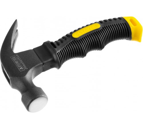 2026-225 Молоток-гвоздодер STAYER COMPACT столярный с фиберглассовой рукояткой 225г