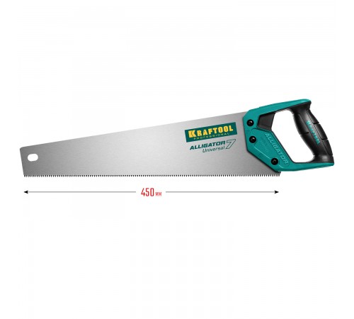 15004-45_z01 Ножовка универсальная KRAFTOOL Alligator Universal 7 450мм