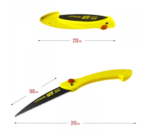 15085 Ножовка для быстрого реза STAYER COBRA CAMP 160мм