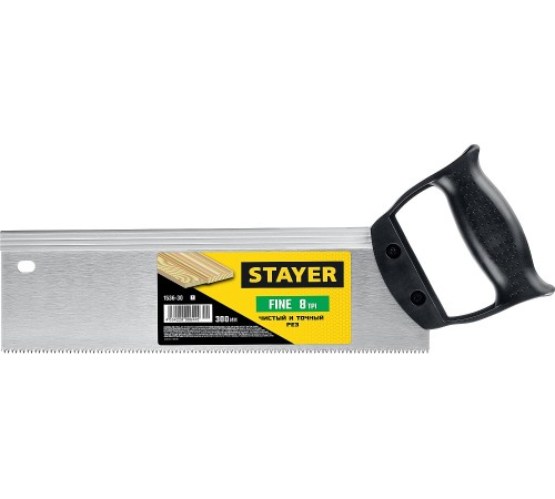 1536-30_z01 Ножовка STAYER Fine 300мм для стусла с обушком
