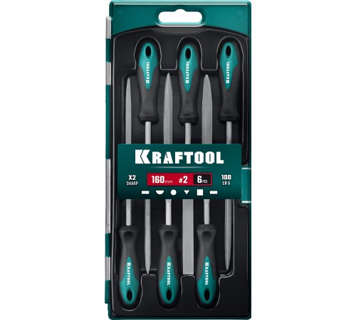 KRAFTOOL Набор надфилей 160мм, 6 шт 16030-6