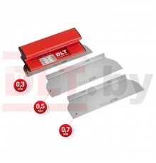 Малярный шпатель DLT Finish версия PRO, h-образный, 30 см (лезвия 0.3, 0.5, 0.7 мм), арт.1659 NEW