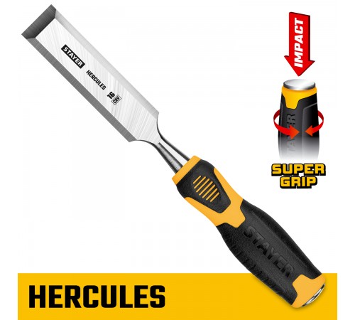 18205-16_z01 Стамеска-долото STAYER HERCULES с 2-компонентной рукояткой, 16 мм