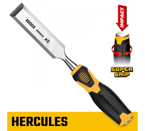 18205-18_z01 Стамеска-долото STAYER HERCULES с 2-компонентной рукояткой, 18 мм