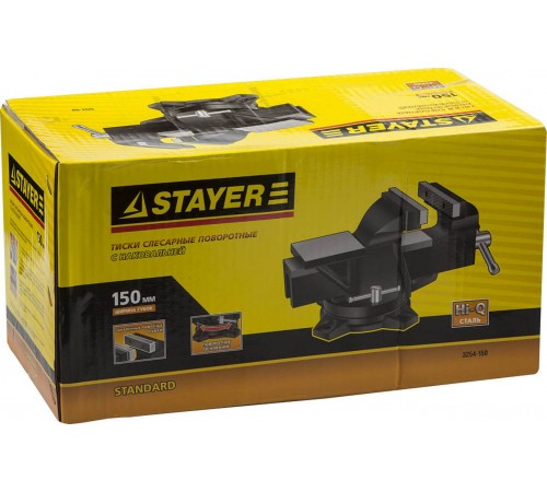 Тиски слесарные STAYER 150мм 3254-150