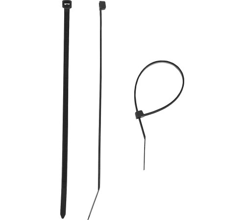 309030-25-100 Кабельные стяжки черные ЗУБР Профессионал КС-Ч1, 2,5х150мм, 100шт нейлоновые