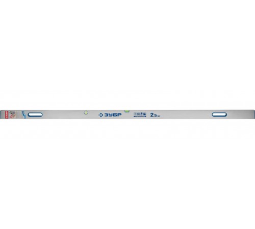 1075-2.5_z01 Правило-уровень ЗУБР, с ручками ППУ-Р, 2,5м