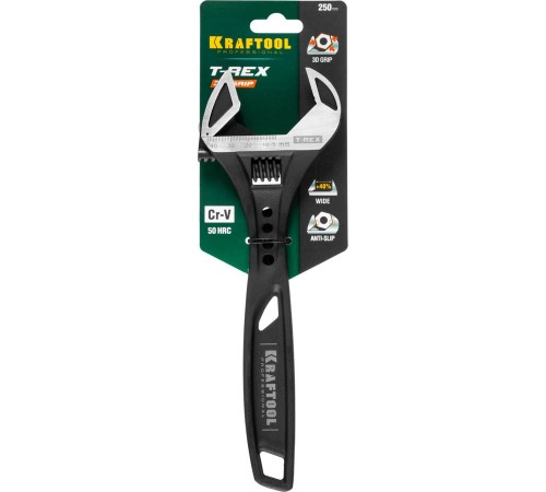 27254-25 Ключ разводной силовой KRAFTOOL T-REX, 250/43 мм