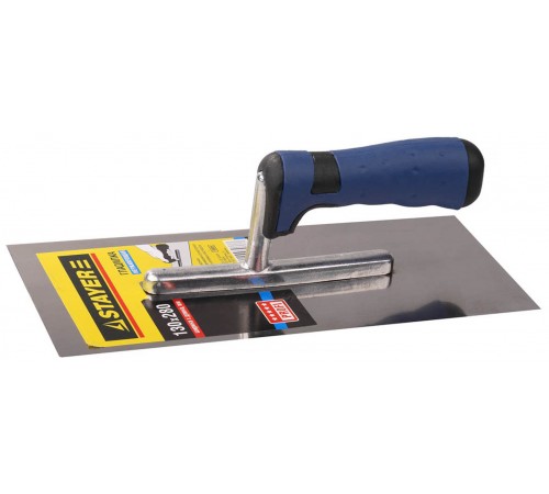 0805 Гладилка штукатурная STAYER Expert 130х80мм, нерж.сталь,  двухкомпонентная  ручка